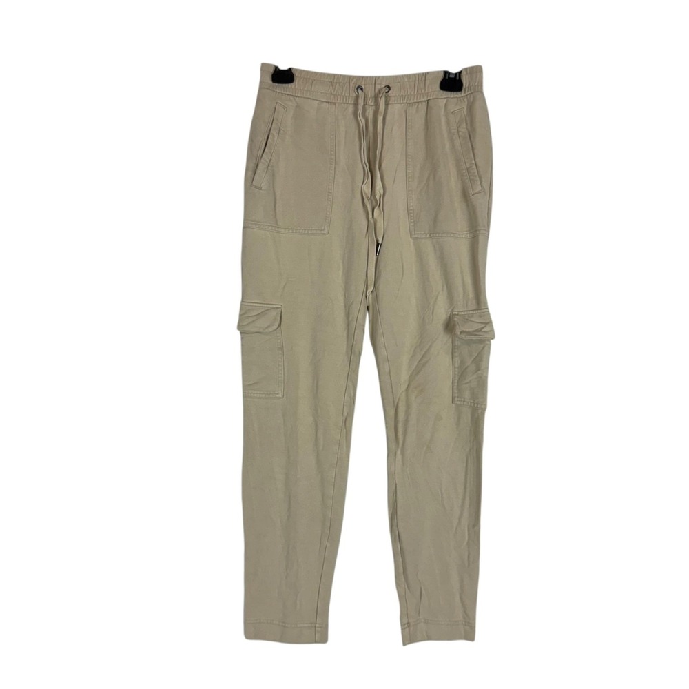 Banana Republic Pants Womens XS Beige Cargo Jogger Twill Elastic Waist Stretch